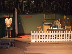 The Drawer Boy, Act I Sc I